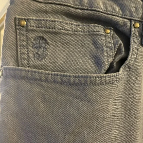 Brooks Brothers Red Fleece Denim pants Size 32”x29” Slim Straight - Picture 6 of 14